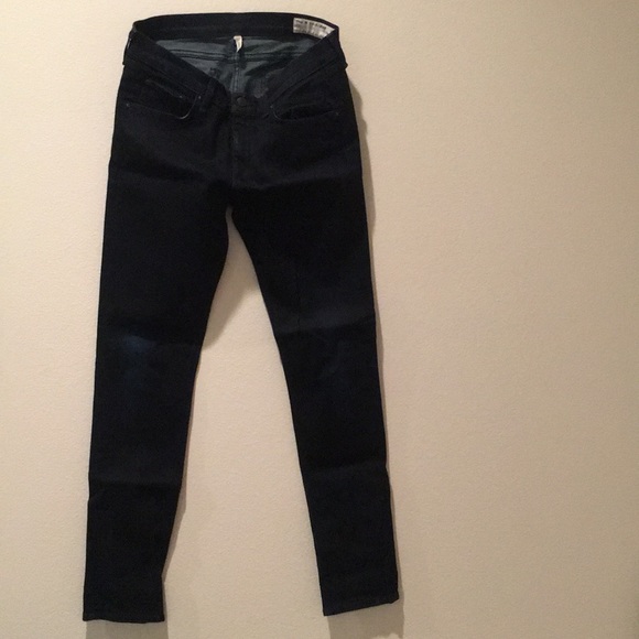 Rag & Bone Skinny Jeans - Olive Harrow, Size 31 - Picture 3 of 6